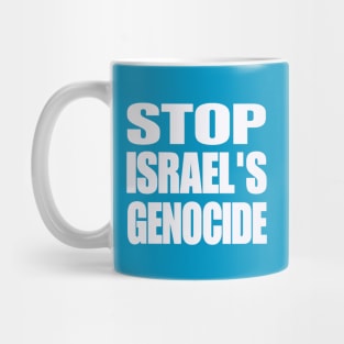 STOP ISRAEL'S GENOCIDE - White - Double-sided Mug